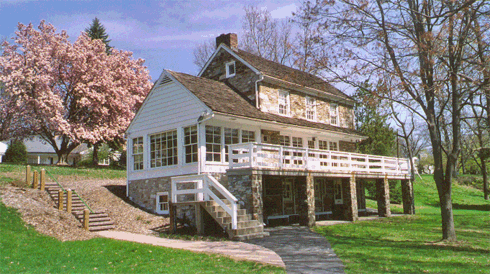 Amish farm image