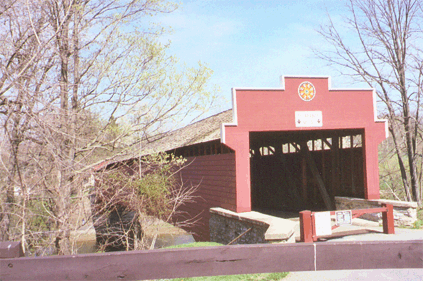 red bridge